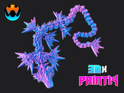 Void Dragon - Cinderwind 3D Design - Rainbow / Color shift PLA